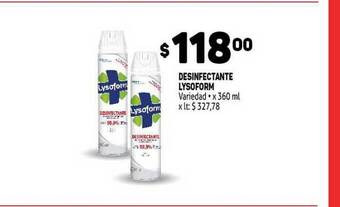 Makro Lysoform Desinfectante x 360ml oferta