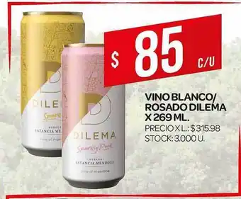 Supermercados DIA Dilema Vino Blanco/rosado x 269ml oferta