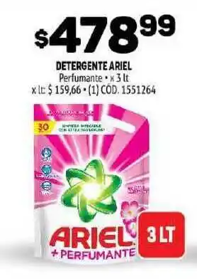 Makro Ariel Detergente Perfumante x 3lt oferta