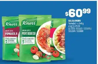 Makro Knorr Salsa x 340g oferta