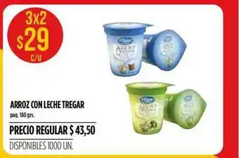 Supermercados Vea Tregar Arroz con Leche , paq. 180grs. oferta