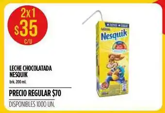 Supermercados Vea Nesquik Leche Chocolatada 200ml oferta