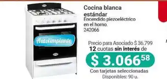 Cooperativa Obrera Cocina Blanca Estándar oferta