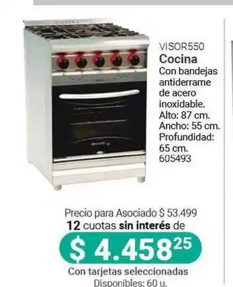 Cooperativa Obrera Cocina Visor550 oferta