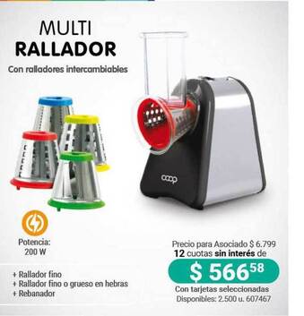 Cooperativa Obrera Multi Rallador oferta