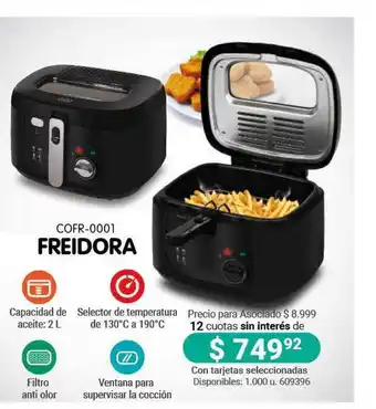 Cooperativa Obrera Freidora 2L oferta
