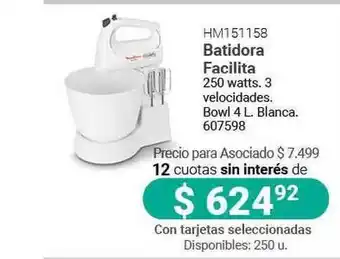 Cooperativa Obrera Batidora Facilita HM151158 4L oferta