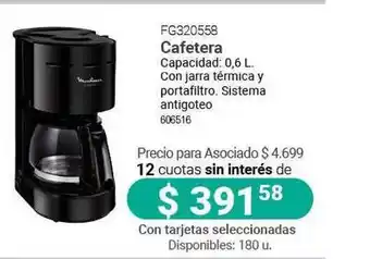 Cooperativa Obrera Cafetera FG320558 0,6L oferta