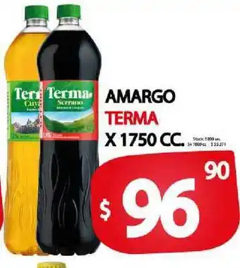 Supermercados Mariano Max Terma Amargo x 1750cc oferta