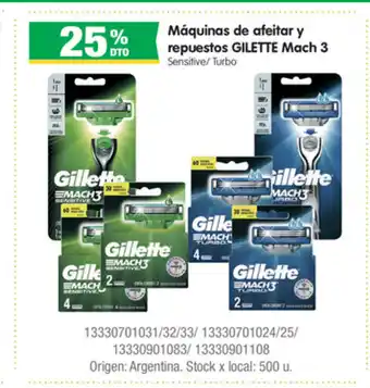 Jumbo Gillette Mach 3 Máquinas de afeitar y repuestos oferta