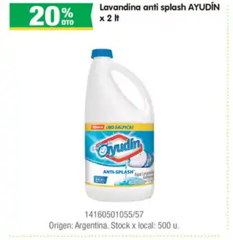 Jumbo Ayudín Lavandina anti splash x 2lt oferta