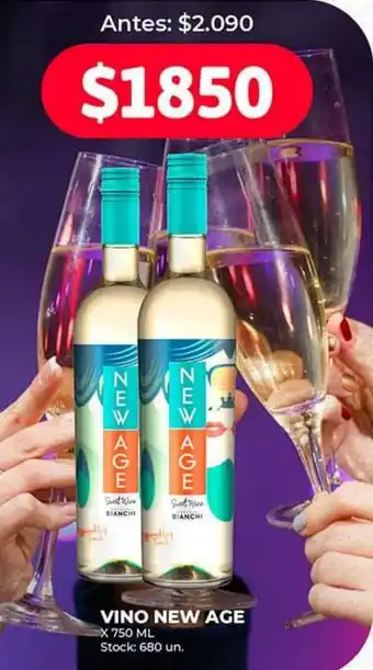 Supermercados Tadicor VINO NEW AGE X 750 ML oferta