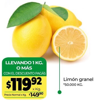 La Anonima Limón granel 50.000kg oferta