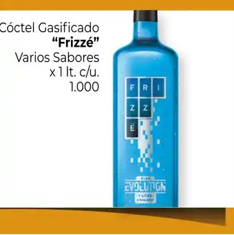 Frizzè Cóctel Gasificado Varios Sabores x 1 lt. c/u.