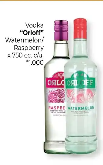 La Anonima Orloff Vodka Watermelon/Raspberry x 750 cc. oferta