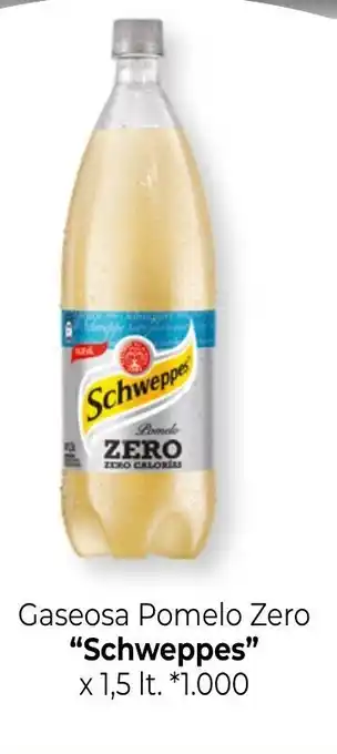 La Anonima Schweppes Gaseosa Pomelo Zero x 1,5 lt. oferta