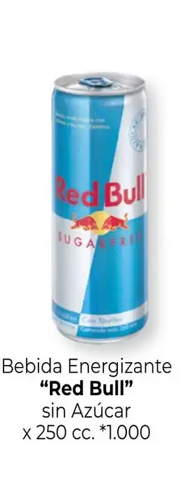La Anonima Red Bull Bebida Energizante sin Azúcar x 250 cc. oferta