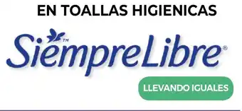 La Anonima Siempre Libre En Toallas Higienicas oferta