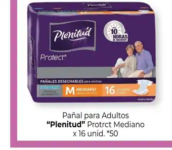 La Anonima Plenitud Pañal para Adultos Protrct Mediano x 16 unid. oferta