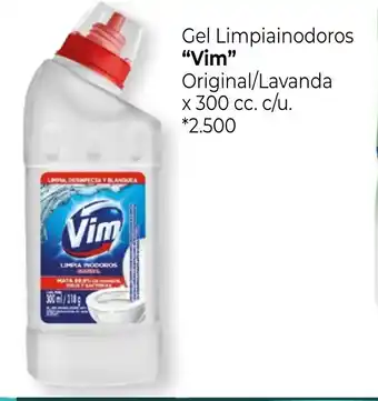 La Anonima Vim Gel Limpiainodoros Original/Lavanda x 300 cc. c/u. oferta