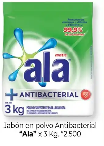 La Anonima Ala Jabón en polvo Antibacterial x 3 kg. oferta