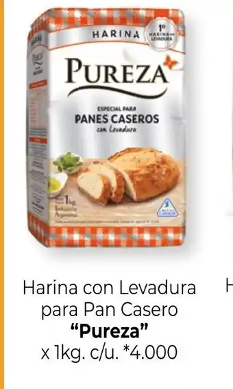 La Anonima Pureza Harina con Levadura para Pan Casero x 1kg. c/u. oferta
