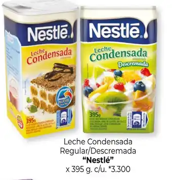 La Anonima Nestlè Leche Condensada Regular/Descremada x 395 g. c/u. oferta