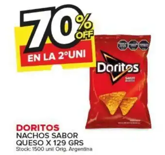Carrefour Maxi DORITOS NACHOS SABOR QUESO X 129 GRS oferta