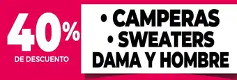 La Anonima Camperas Sweaters Dama y Hombre oferta