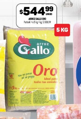 Makro Arroz Gallo Oro Parboil x 5kg oferta