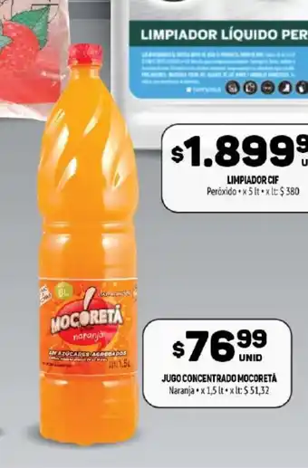 Makro Mocoretá Jugo Concentrado Naranja x 1,5lt oferta