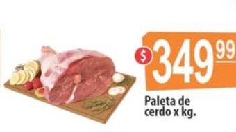 Autoservicio Capo Paleta de cerdo x kg oferta