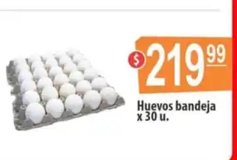 Autoservicio Capo Huevos bandeja x 30 u oferta