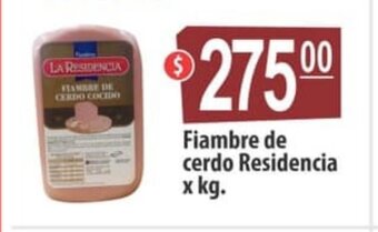 Autoservicio Capo Fiambre de cerdo Residencia x kg oferta