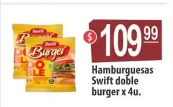 Autoservicio Capo Hamburguesas Swift doble burger x 4 u. oferta