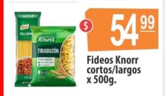Autoservicio Capo Knorr Fideos cortos/largos x 500g oferta