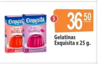 Autoservicio Capo Gelatinas Exquisita x 25 g oferta