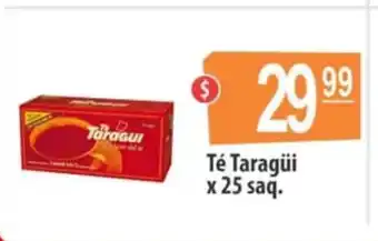 Autoservicio Capo Té Taragúi x 25 saq. oferta
