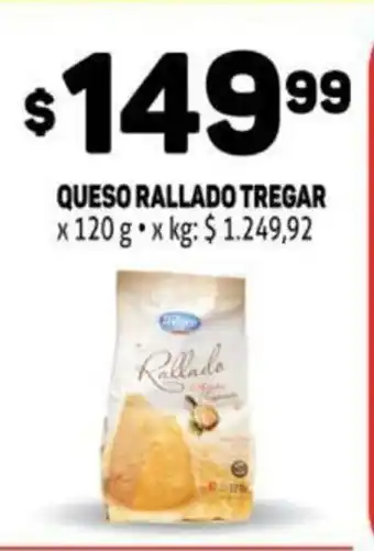 Makro Queso Rallado Tregar x 120g oferta