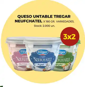 Super MAMI Queso Untable Tregar Neufchatel x 190 gr Variedades oferta