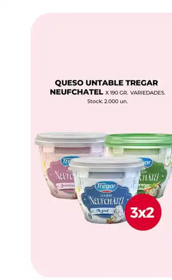 Supermercados Tadicor Queso Untable Tregar Neufchatel x 190 gr Variedades oferta