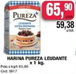 Maxiconsumo Pureza Harina Leudante x 1kg oferta