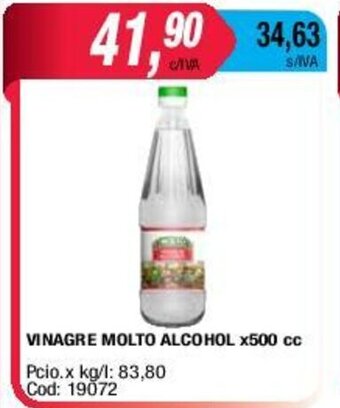 Maxiconsumo Vinagre Molto Alcohol x 500cc oferta