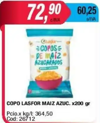 Maxiconsumo Copo Lasfor Maiz Azuc x 200gr oferta