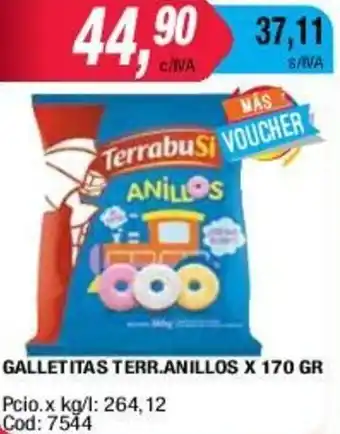Maxiconsumo Galletitas Terr. Anillos x 170gr oferta
