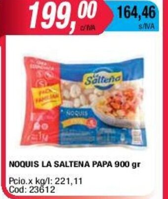 Maxiconsumo Noquis La Saltena Papa 900gr oferta