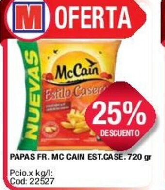 Maxiconsumo Papas Fr. Mc Cain Est Case 720gr oferta