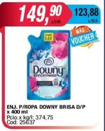 Maxiconsumo Downy Enj.R/Ropa Brisa D/P x 400ml oferta