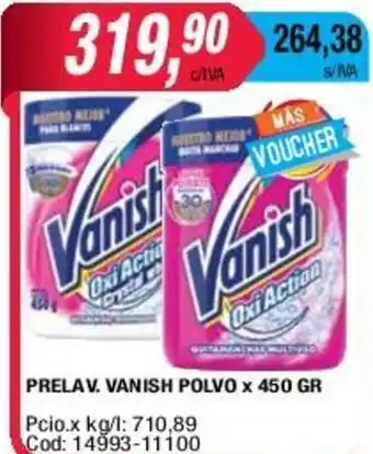 Maxiconsumo Vanish Prela Polvo x 450gr oferta