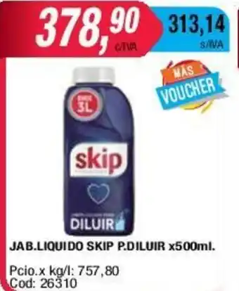 Maxiconsumo Skip Jab Liquido P./Diluir x 500ml oferta